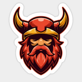 Devil Viking Sticker